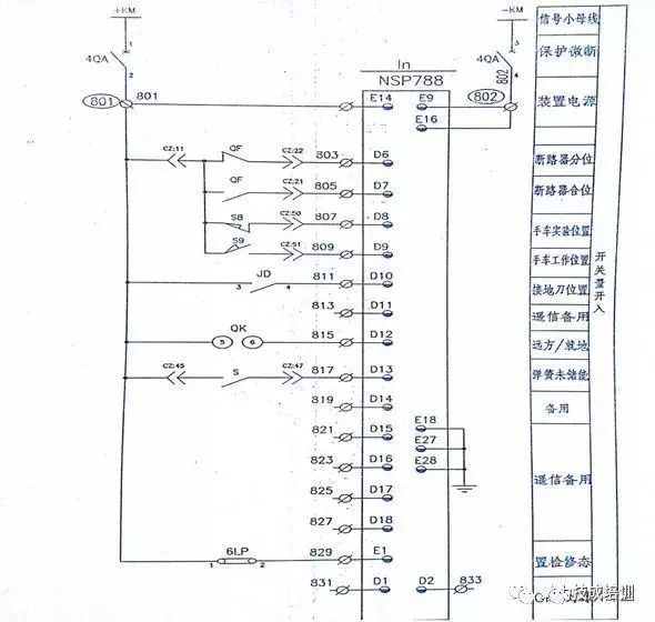 高壓開關(guān)柜二次圖閱讀說明，電氣人員必須閱讀該圖~