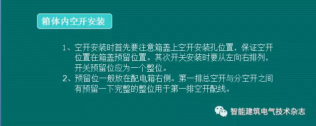 必須收集！配電箱內(nèi)部布線要求