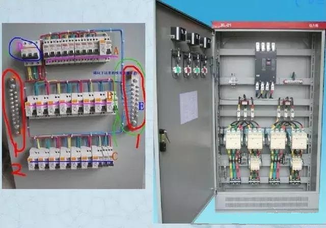 詳細說明了電氣設(shè)計中配電箱配電柜的接線圖。